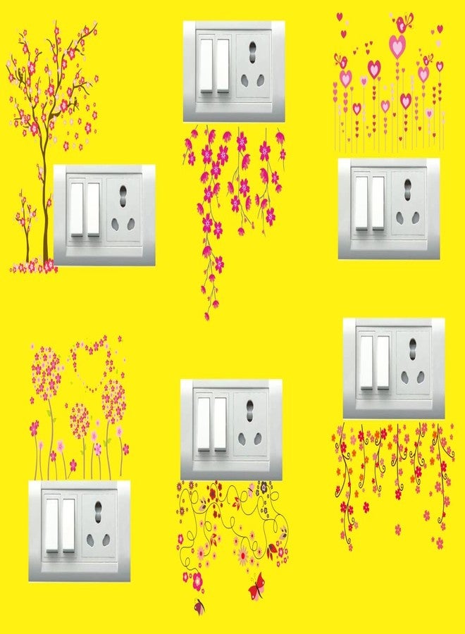 Sticker Studio ملصقات وشعارات لوحة مفاتيح زهرية اللون من ستيكر ستوديو، مصنوعة من الفينيل متعدد الألوان (30 سم × 30 سم) - Image 2